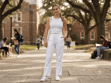 LACE WORK PANTS