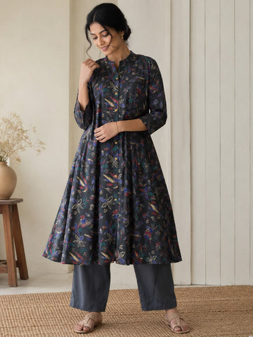 FOILPRINT COTTON COORD SET