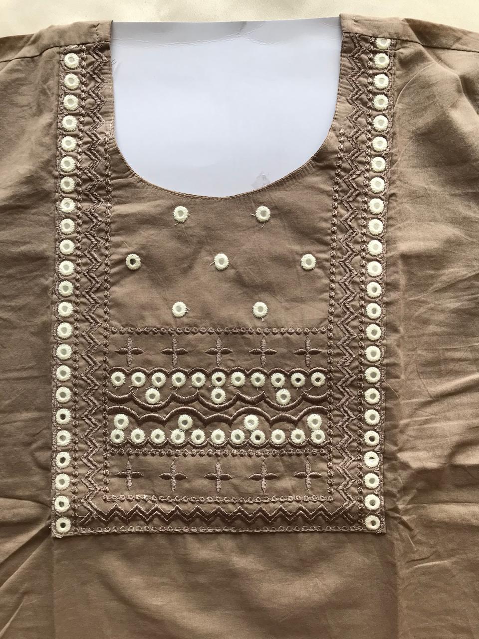 LIGHT BROWN SHORT KURTI