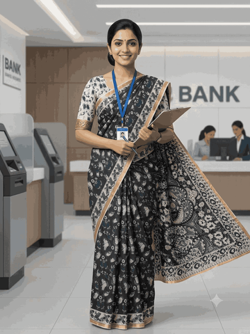 KALAMKARI ZARI KOTA COTTON SAREE