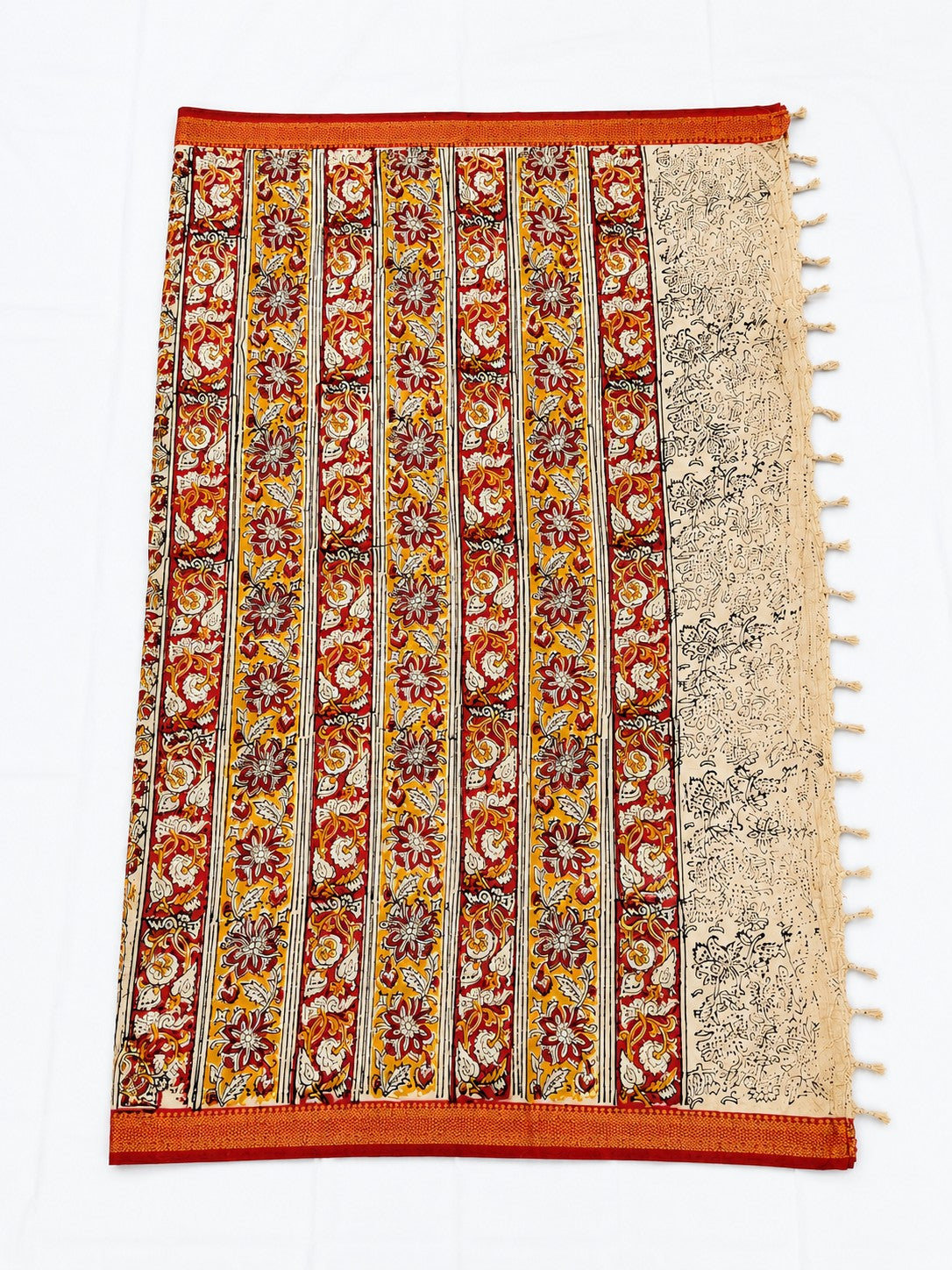 KALAMKARI BOARDER SILK SAREE