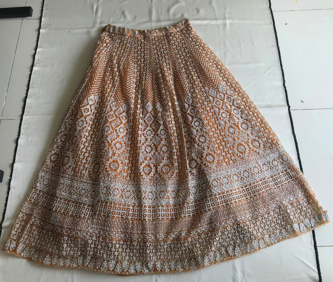 MUSTURD YELLOW EMBROIDERY CROP TOP