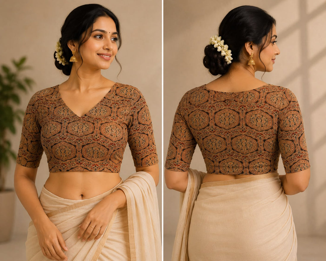 KALAMKARI STRETCHABLE BLOUSE