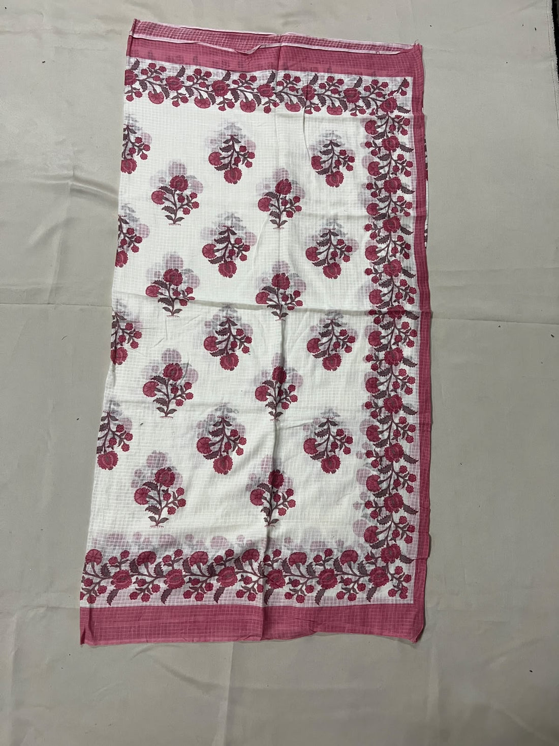 PINK FLORAL 3PC KURTI SET