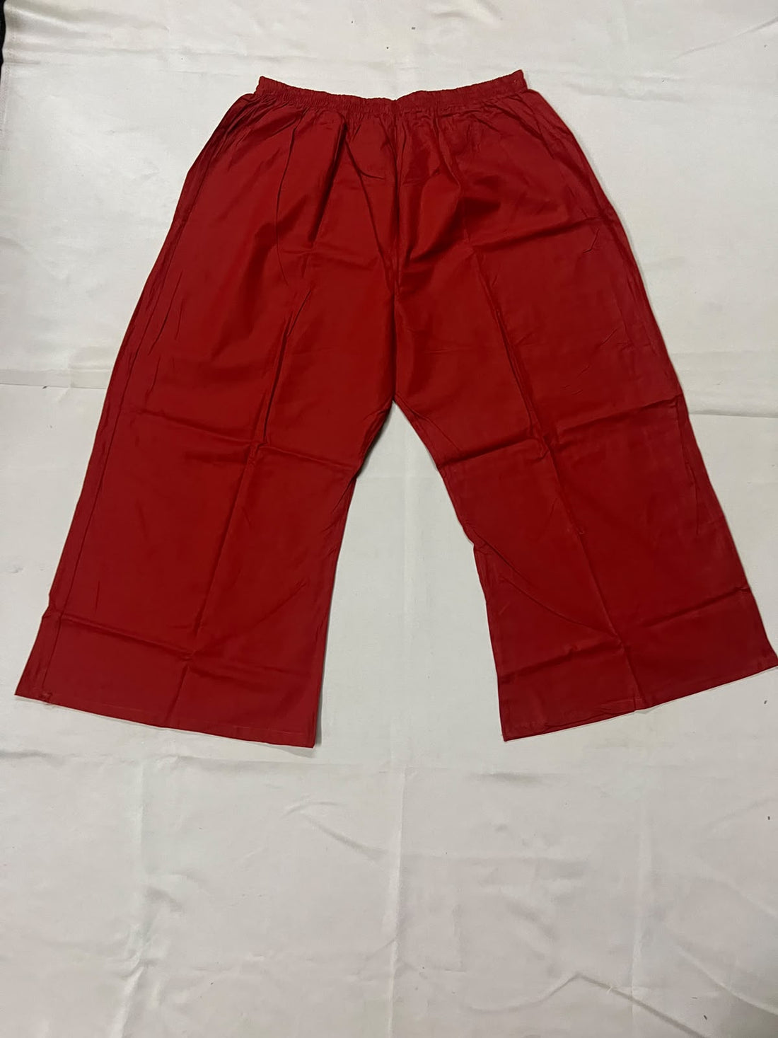 RED COTTON  3PC KURTI SET