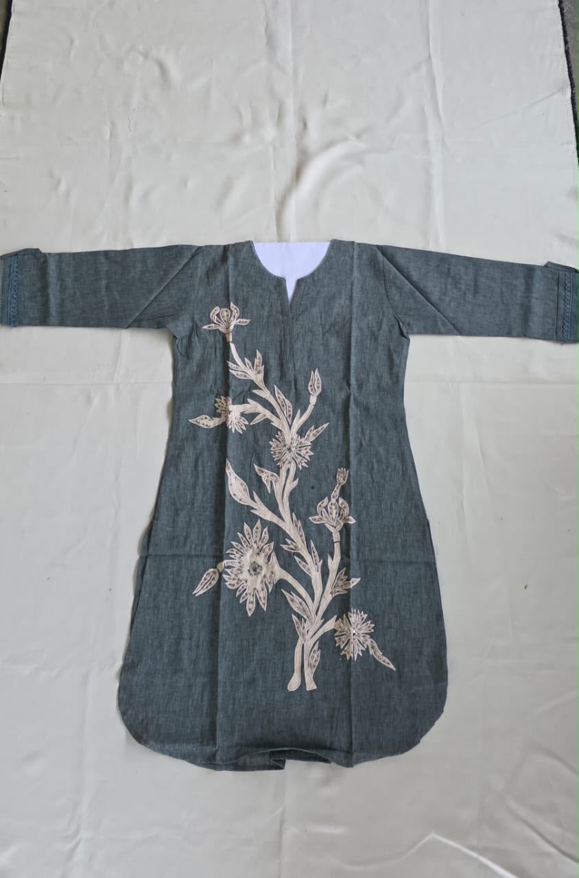 LINEN COTTON 2PC KURTI SET