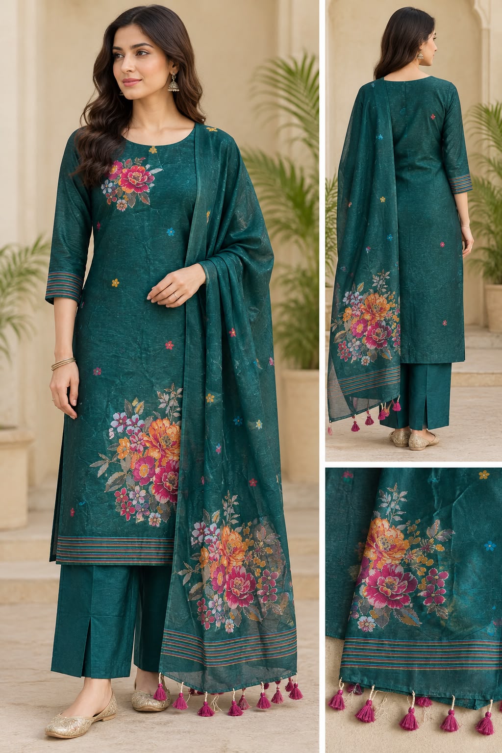 JAMDANI COTTON DRESS MATERIAL