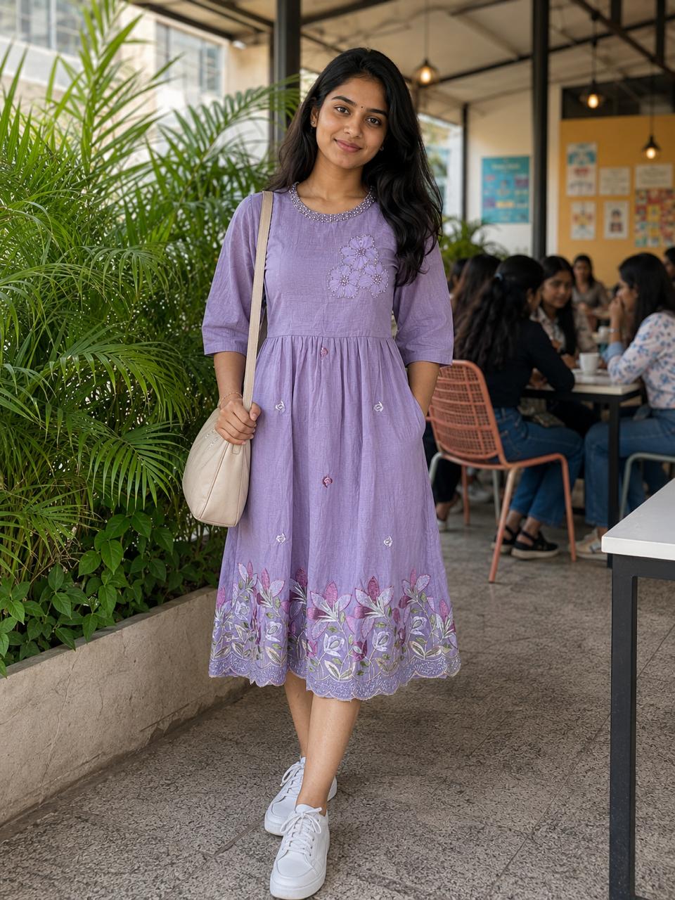 HOLIDAY EMBROIDERY FROCK