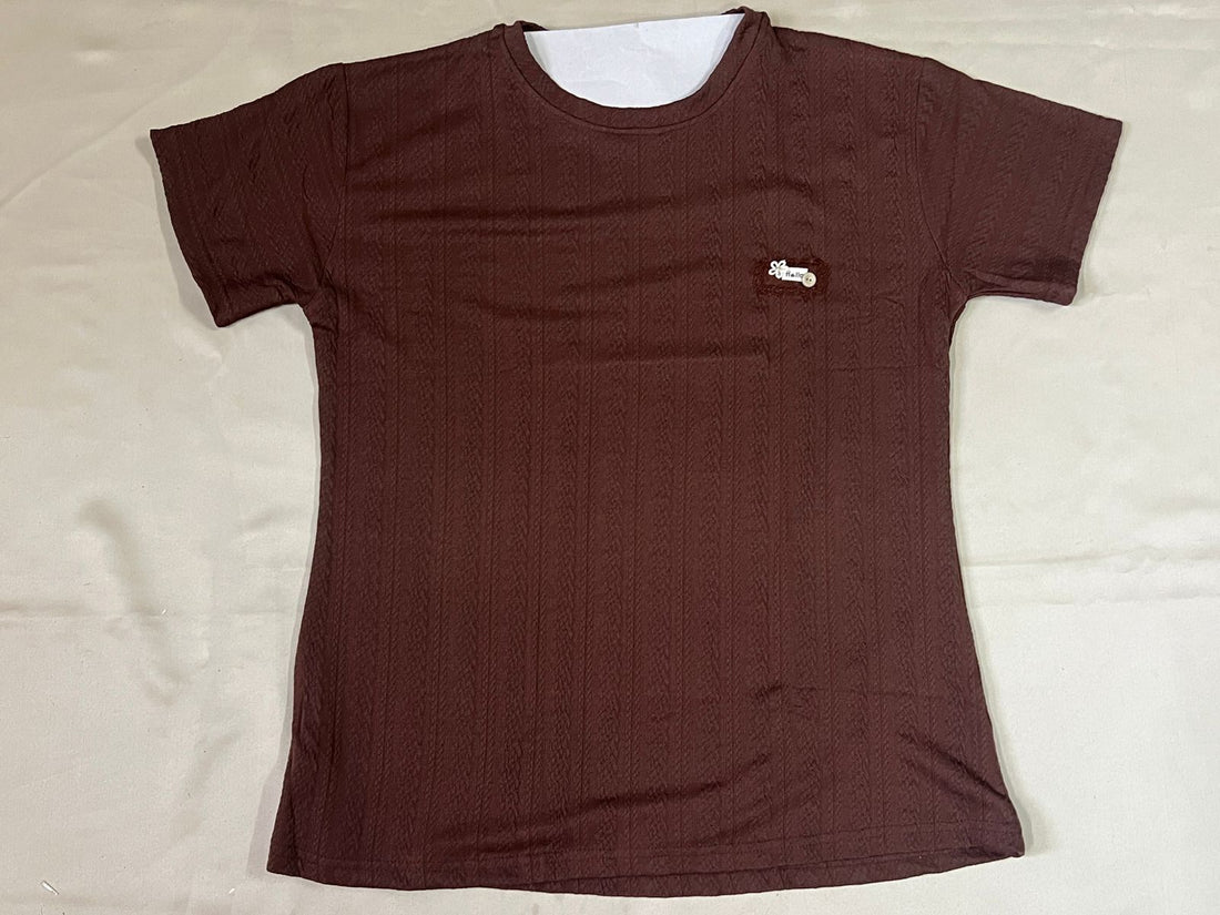 SELF STRIPE TEE SHIRT