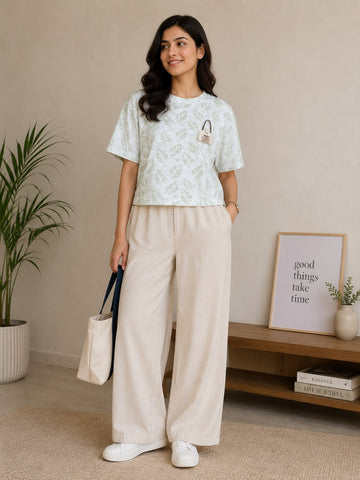 TEXTURED TEE SHIRT