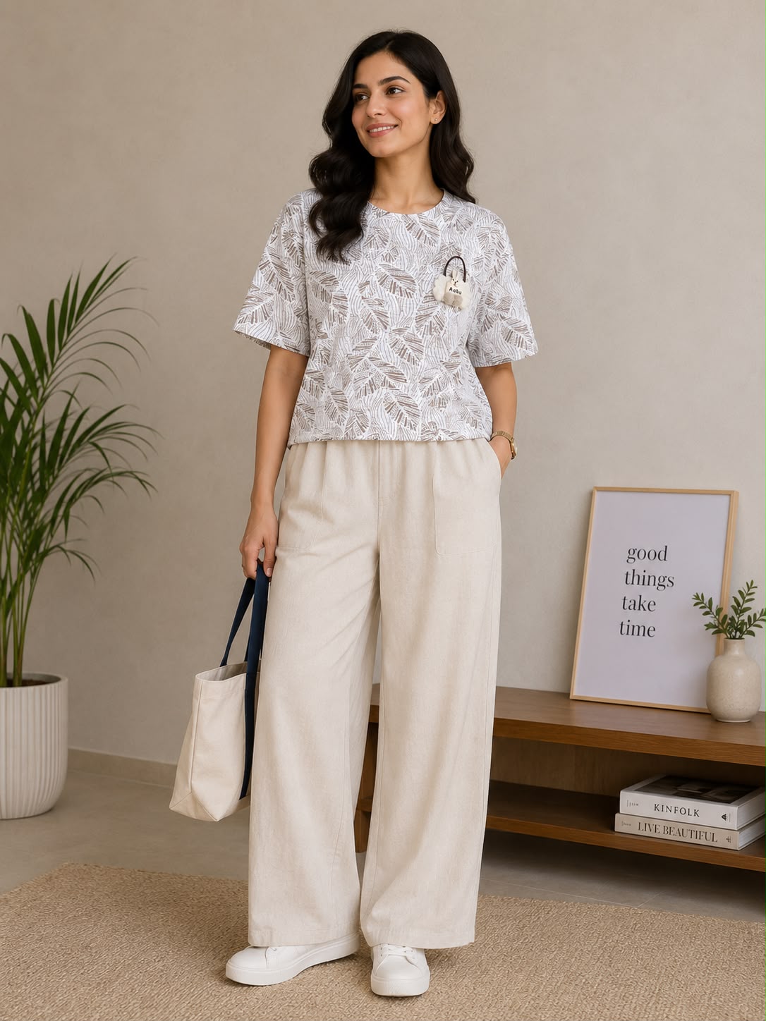TEXTURED TEE SHIRT