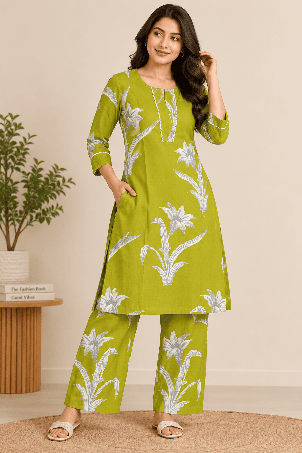 GREEN COORD SET L