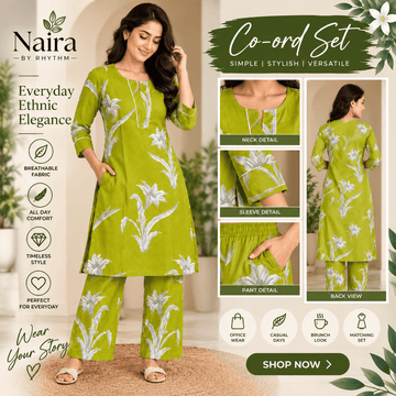GREEN COORD SET L