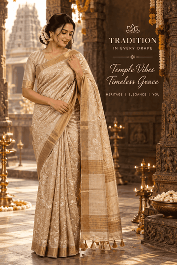 SEMI-TUSSAR SAREE
