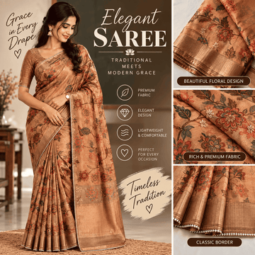 SEMI-TUSSAR SAREE