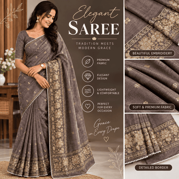 SEMI-TUSSAR SAREE