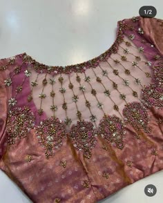 Customised boat neck blouse