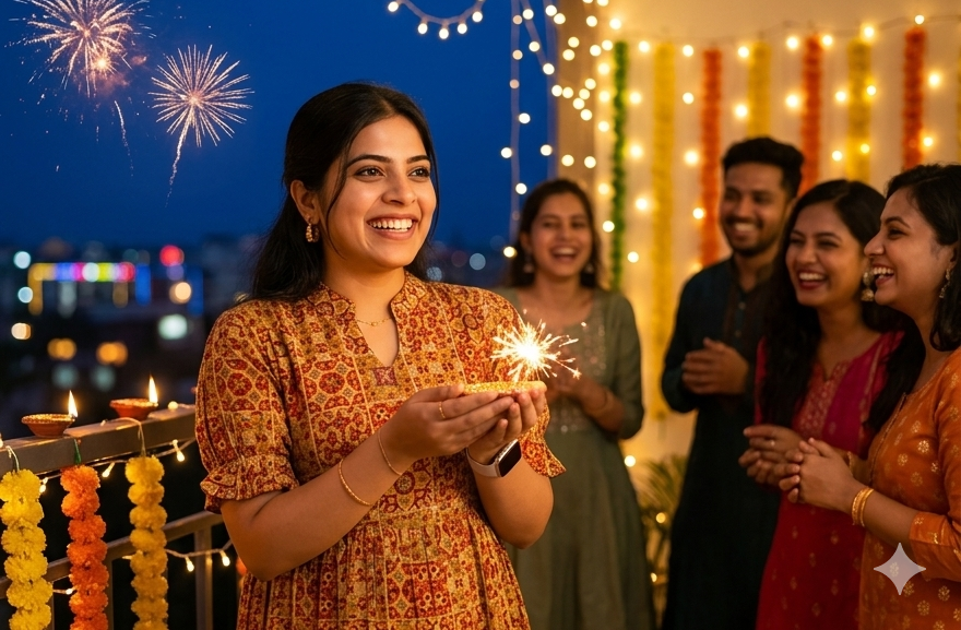 Maroon Printed Kalamkari Kurti