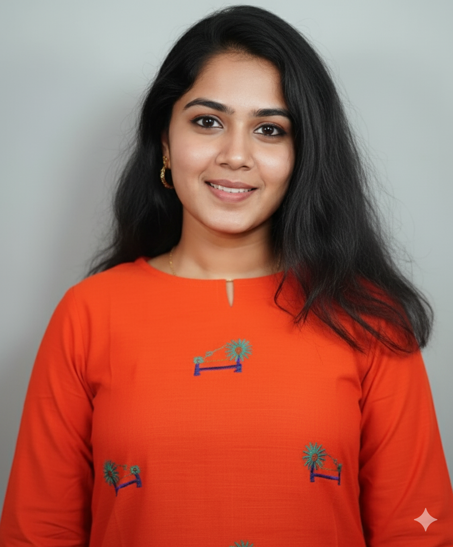 Orange Jaipur Cotton Short Top