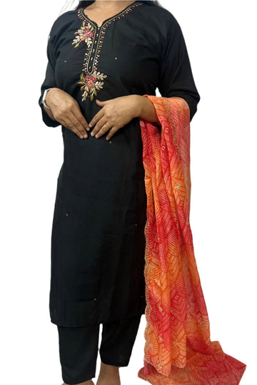 Black Kurti Set