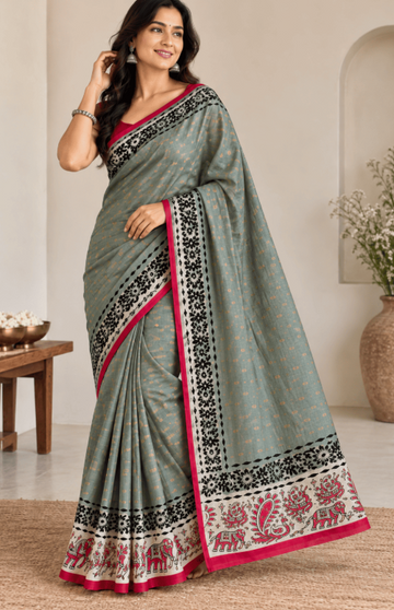 1000 BUTI COTTON SAREE