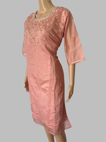 Peach Kurti