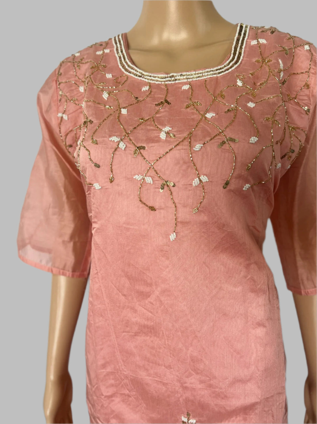 Peach Kurti