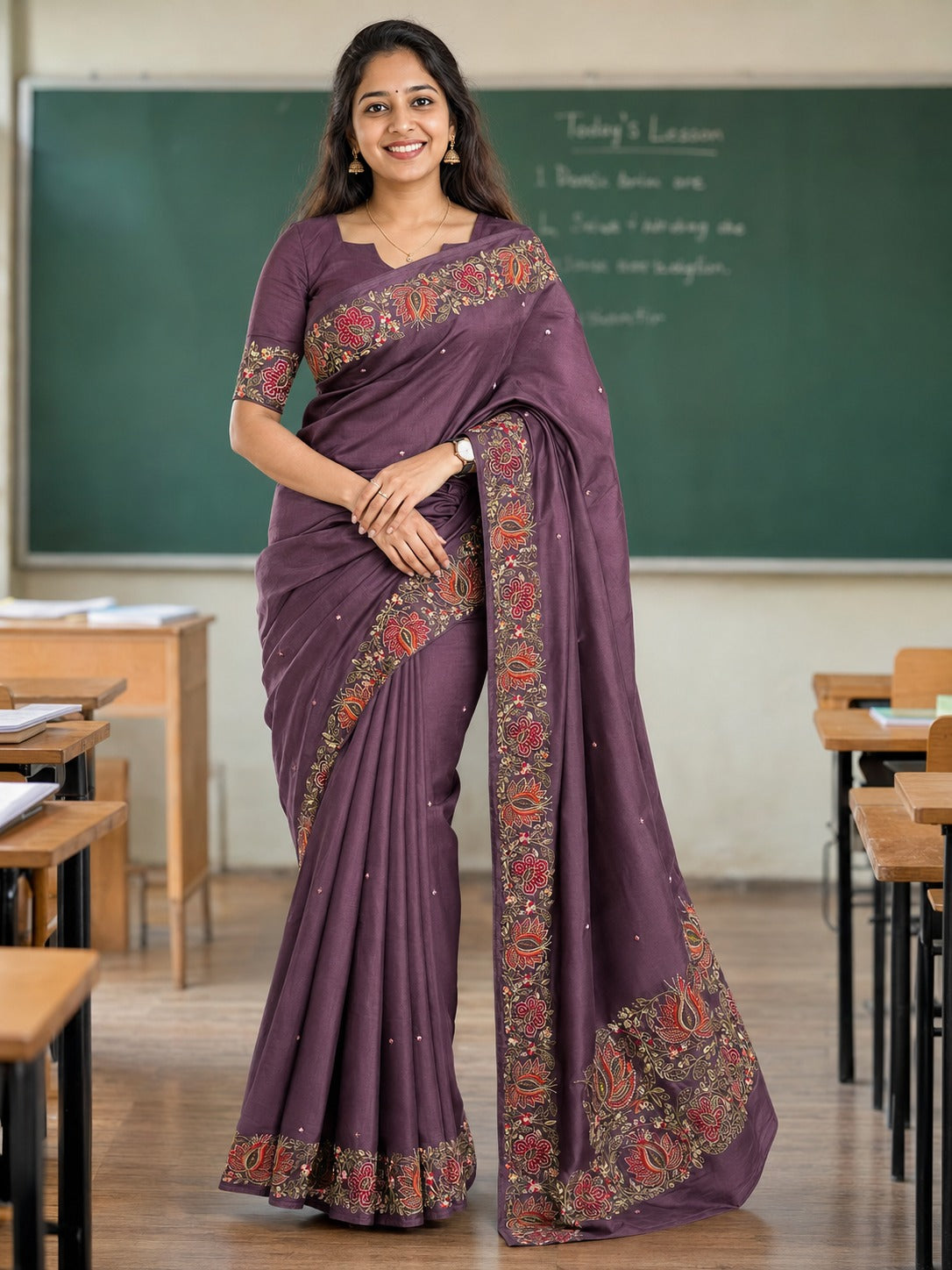 SEMI-TUSSAR SAREE
