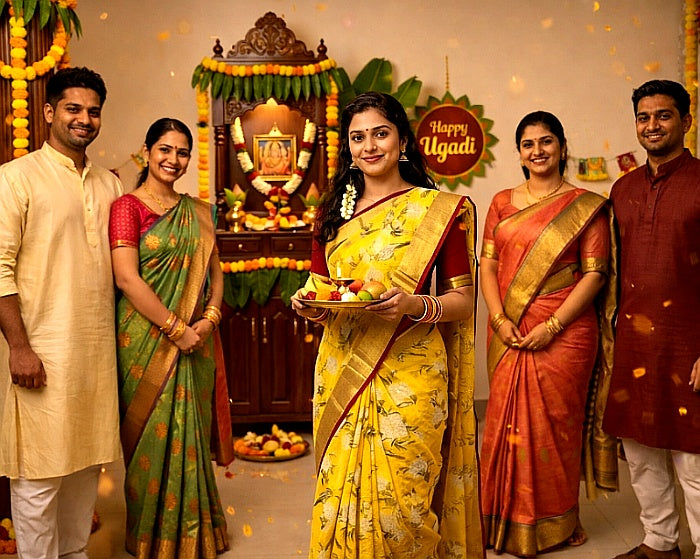 YELLOW DIGITAL PRINT KOTA COTTON SAREE
