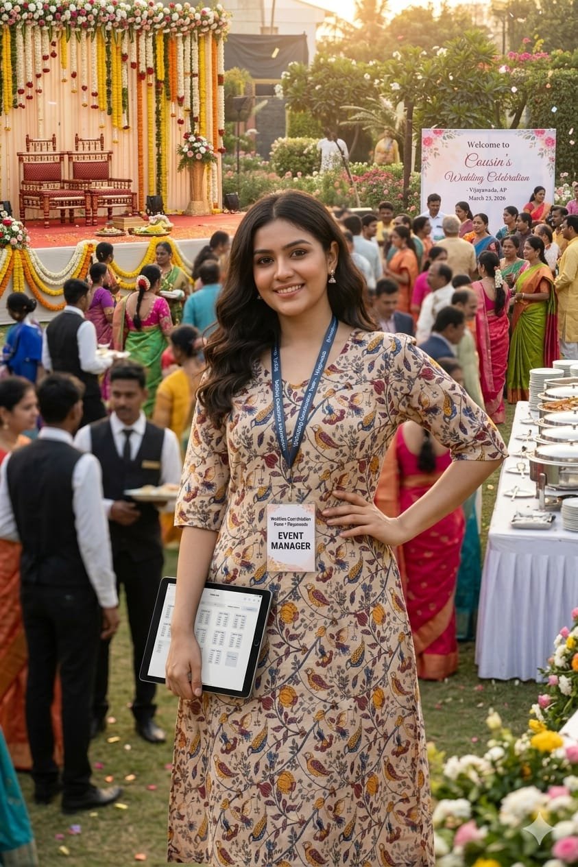 BISCUIT KALAMKARI STAIGHT KURTA