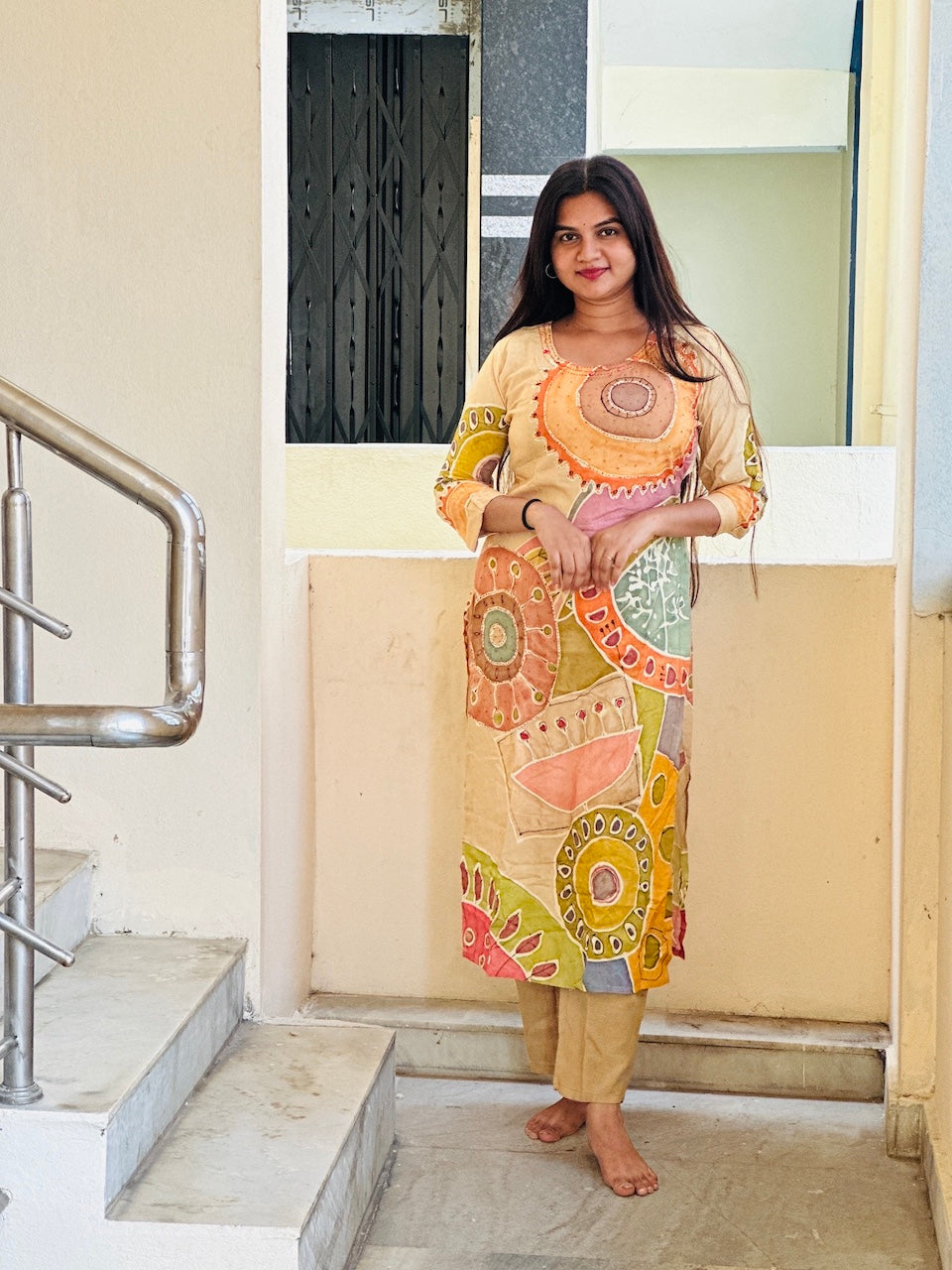 Yellow Soft Cotton Dress
