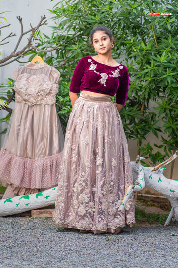 Purple & Lavender Lehenga Set